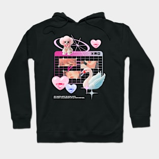 Cute & Sweet Retro Kids Toy Collage - Cuteness Hoodie